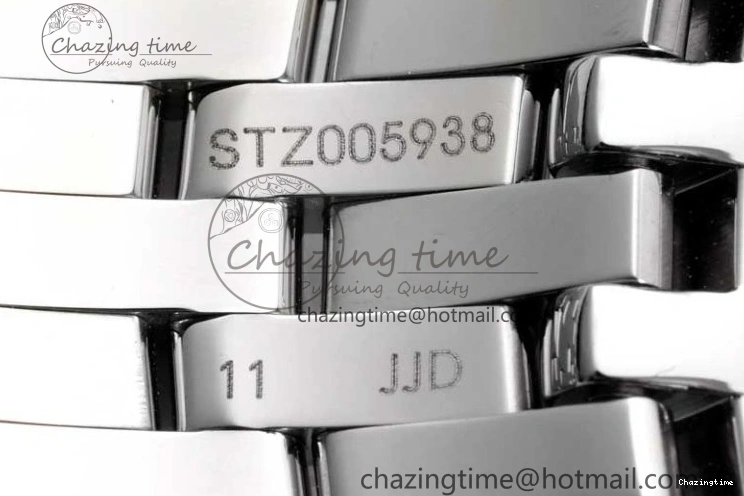 0123 De Ville SS DIWF 1:1 Best Edition Gray Dial SS Markers on SS Bracelet MIYOTA FlexibleFit 7851